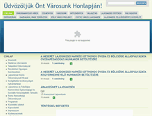 Tablet Screenshot of lajosmizse.hu